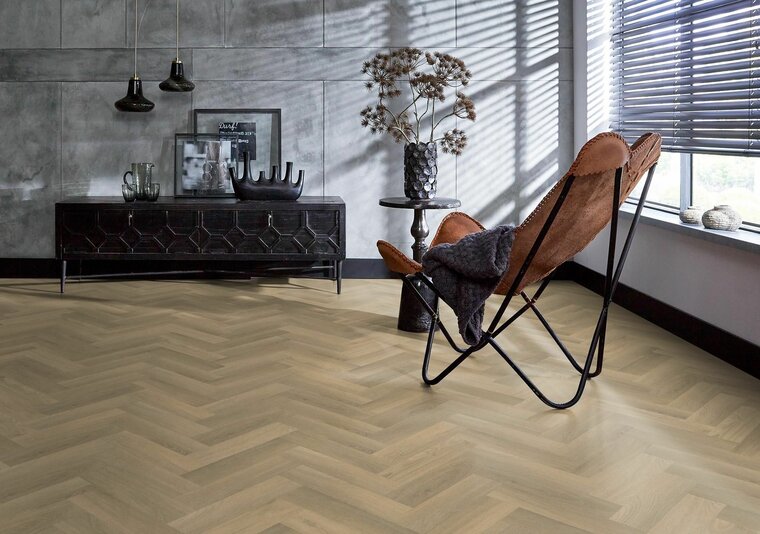 YUP Herringbone dryback small natural