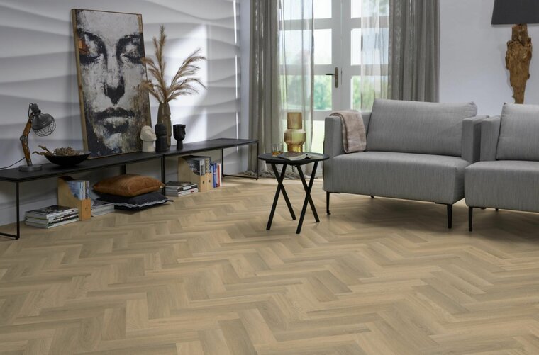 YUP Herringbone dryback small natural