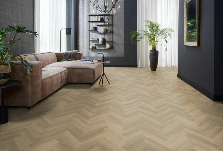 YUP Herringbone dryback small natural