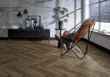 YUP Herringbone dryback warm brown