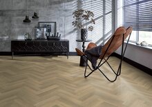 YUP Herringbone dryback small natural