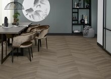 YUP Fulham chevron dryback brown